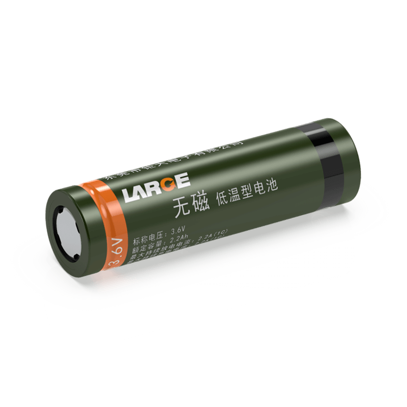 無磁低溫鋰電池 ICR18650 3.7V 2200mAh鋰離子電芯